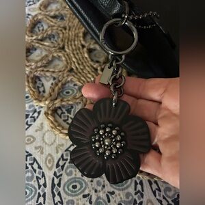 Coach Tea Rose Bag Charm EUC